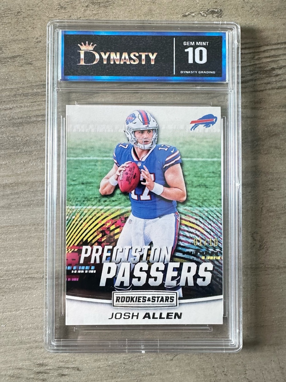 Josh Allen Rookie Stars 2018 Panini #PP-17 Gem Mint 10 Novelty Card. Buffalo